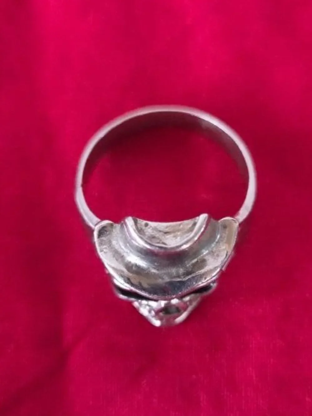 Gothic Biker Skull Ring Size 14, Stainless Steel Skull Ring, Men's Punk Rock